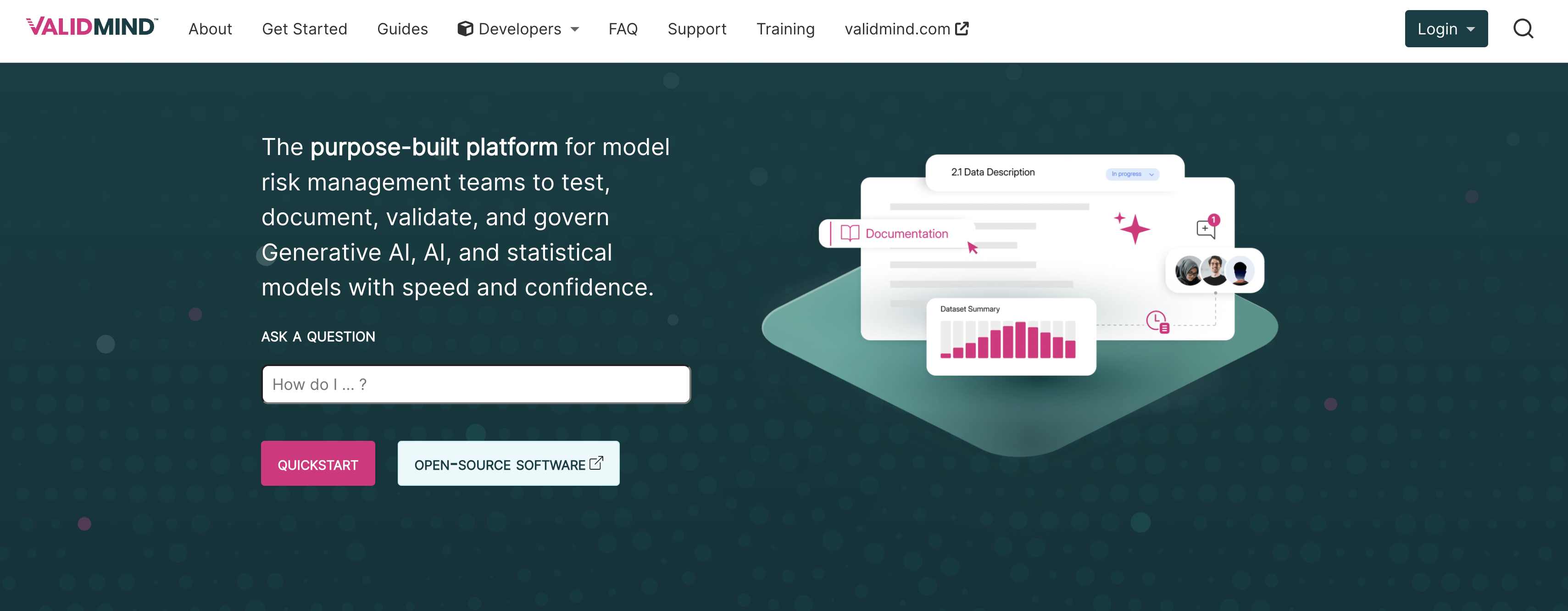 A screenshot of the old homepage search banner