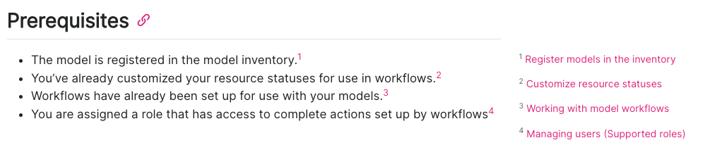 A screenshot of the new instructional supplementary footnote links