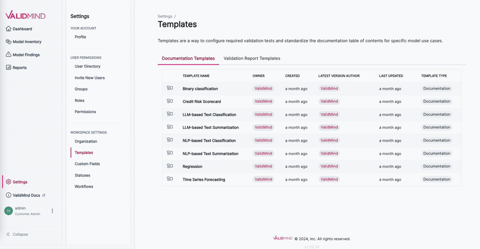 A gif demonstrating duplicating a template